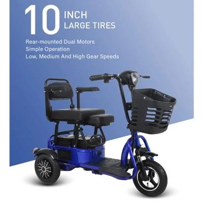 High Quality Wholesale Three Wheel Electric Disabled Scooter Pedicab