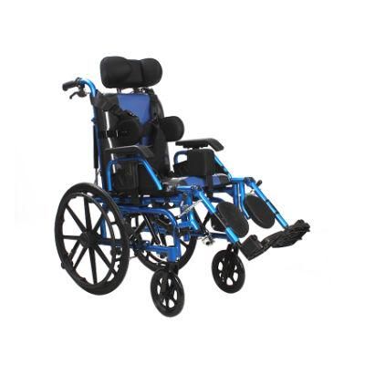 Pediatric Medical Equipment High Back Reclining Children Cerebral Palsy Wheelchair