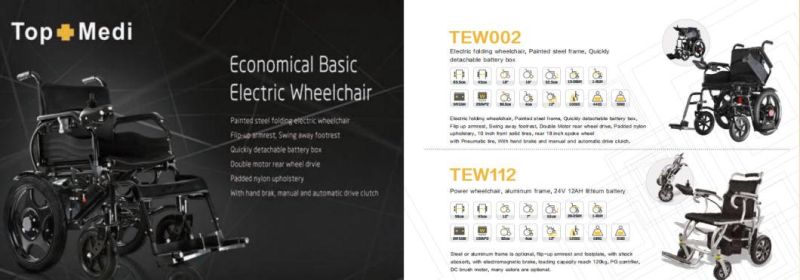 off-Road Stair Climbing Power Motor Disabled Electric Wheel Chair