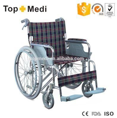 Comfortable Lightweight Manual Aluminum Wheelchair for People with Disabilities