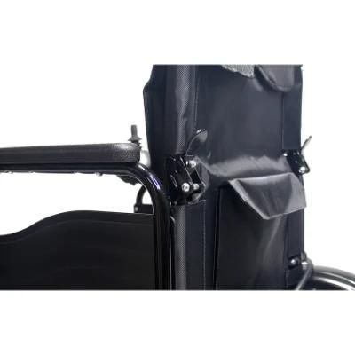 Steel Topmedi China Foldable Wheelchair Wheelchair with CE OEM Tew002