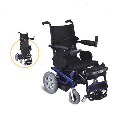 Lightweight Standing Aluminum Alloy Folding Walking Aid Electric Wheelchair for Disabled