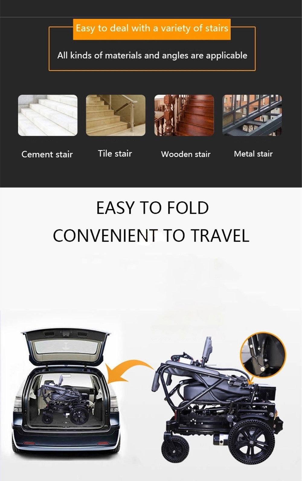 Customized Aluminium Alloy Ghmed Standard Package China Wheelchair Disabled Scooter