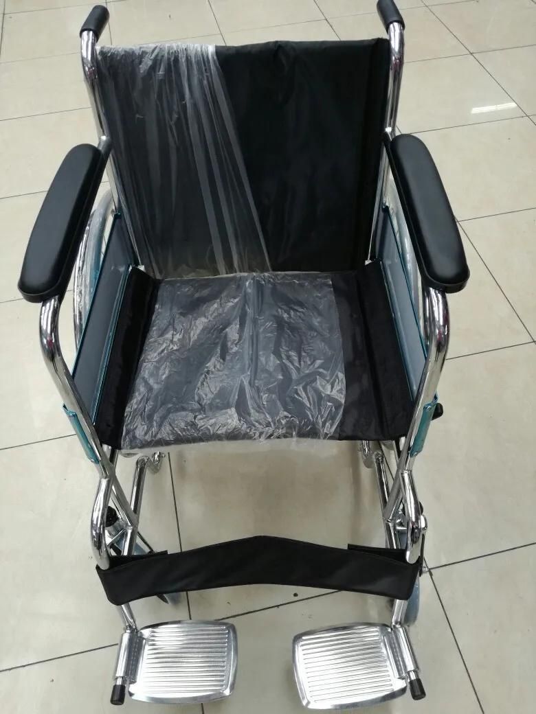 809 Manual Steel Foldable Cheap Prices Wheelchair for Standard Market