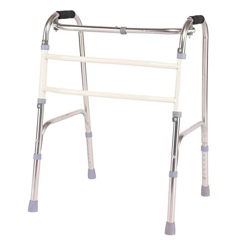 Lightweight Standing Frame Aluminum Folding Walking Aid Walker Disabled