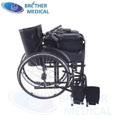 Senior and High Strength Medical Products Economy Tilted Steel Wheelchair