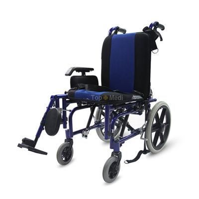Aluminum Cerebral Palsy Kids Folding Reclining Manual Wheelchair