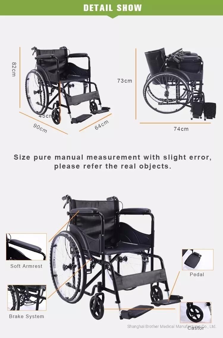 Foldable Economic Cheapest Wheelchair (BME4611)