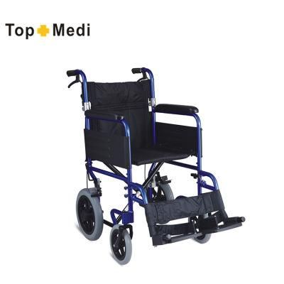 Aluminum Chair Lightweight Portable Manual Folding Wheelchair