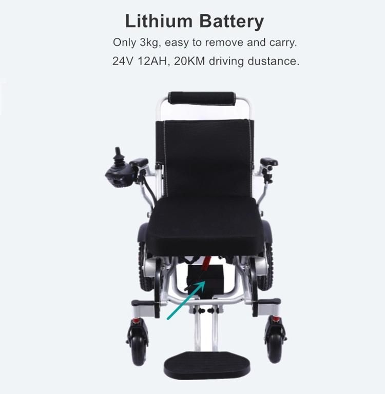 Elder Folding Electric Power Quickie Wheelchair