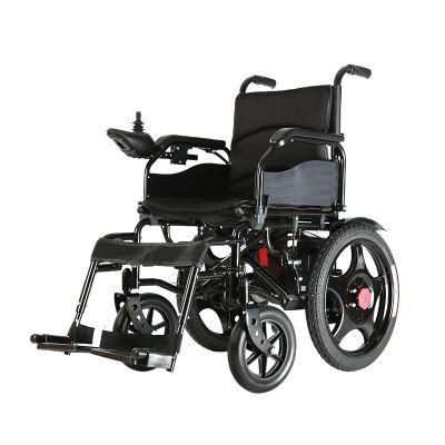 Electric Wheelchair with Steel with Liquid Painting New Style Wheelchair Can Easy Fold