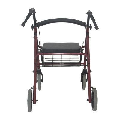 Rollator with Seat Medical Device Aluminium Walker