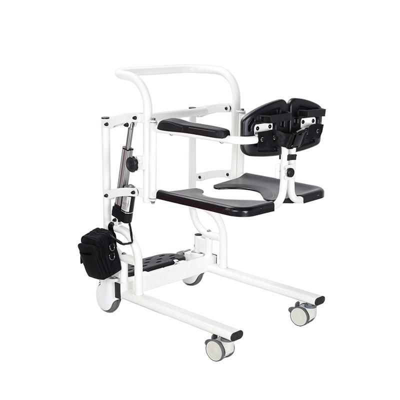 Electric Lift up and Down Transfer Commode Wheelchair