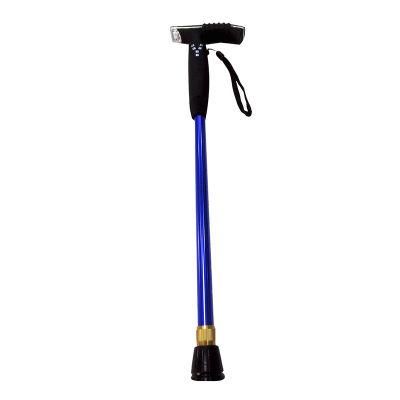 Medical Aluminum Elderly Walking Stick Crutch Night Stick Self-Standing