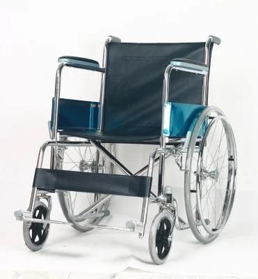 Topmedi Tsw809 Disabled Equipment Cheap Folding Standard Basic Manual Wheelchair