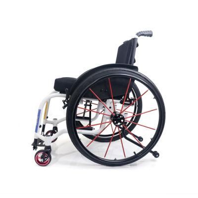 ISO Approved Leisure Sports Topmedi China Folding Wheel Chair Wheelchair Tls725lq