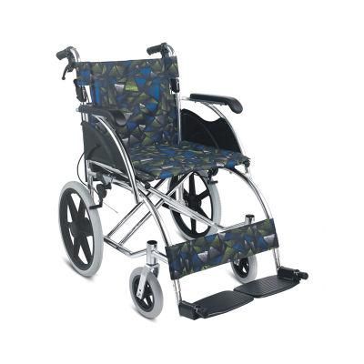 Disabled Medical Health Transfer Folding Aluminum Light Weight Wheel Chair