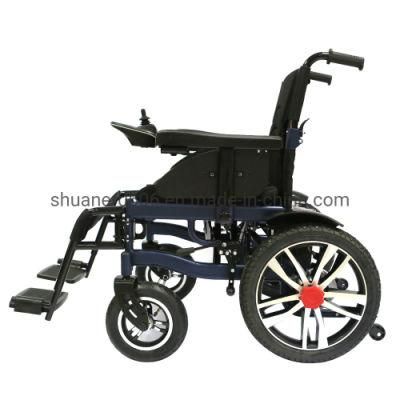 Power Wheel Chair Walker Aluminum Electronic Wheelchair Lightweight Folding Electric Wheelchairs for The Disabled
