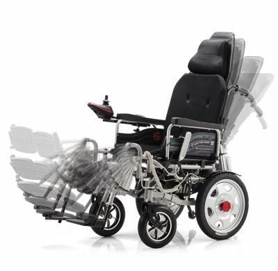 Wholesale High Quality High Back Tilted Foldable Power Electric Wheelchair