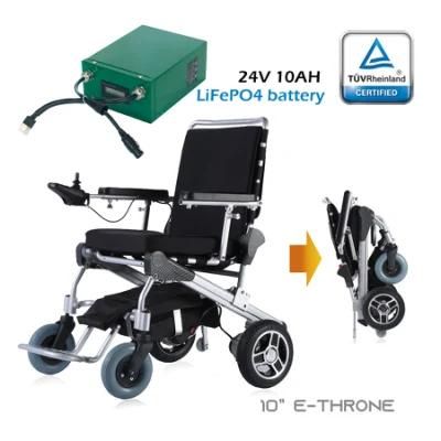Folding Power Mobility Aids Wheelchair CE Approved for The Elderly/Disabled/Handicapped