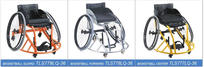 Comfortable Leisure Sport Aluminum Manual Wheelchair for Disabled