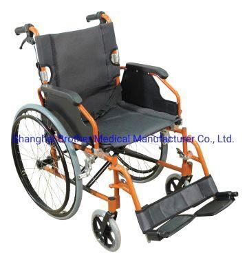 Small Size Health Care Folding Portable Manual Wheelchair for Elderly