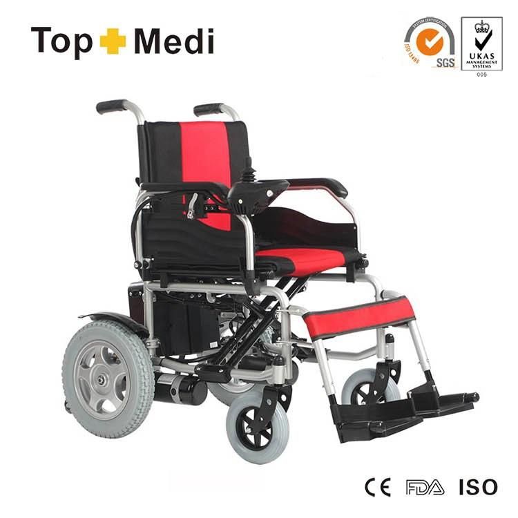 Cheap Disabled Medical Rehabilitation Equipment Motorized Folding Power Electric Wheelchair