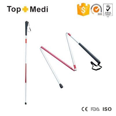 Twa936L Folding Aluminum Blind Cane Stick Walking Aids for Blind