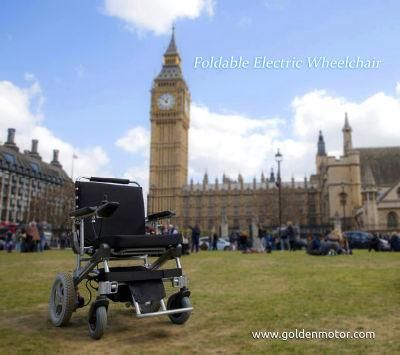 TUV CE Approved Foldable Lightweight Electric Wheelchair,foldable electric wheelchair for Disabled