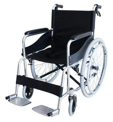 Steel Aluminium Folding Manual Wheelchair for The Disabled
