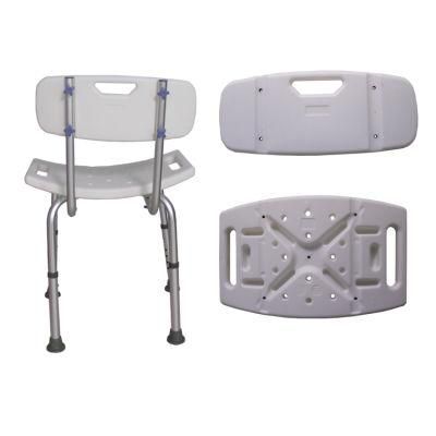 Aluminum Medical Adjustable Shower Seat Chair Bench Folding Bath Stool