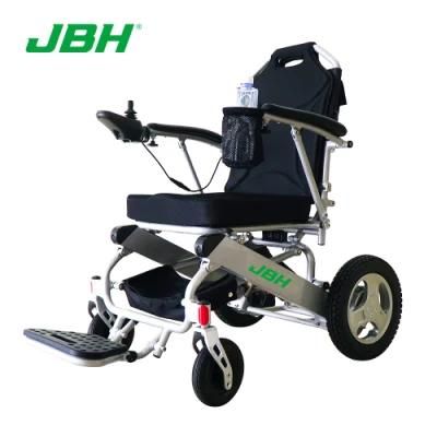 Detachable Rear Wheels Rehabilitation Therapy Handicapped Folding Power Wheelchair