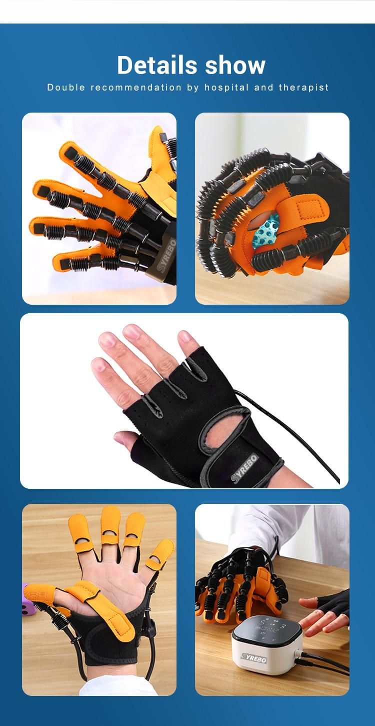 2022 New Stroke Hand Splint Soft Resting Hand Finger Splint for Flexion Contractures Promote Blood Circulation