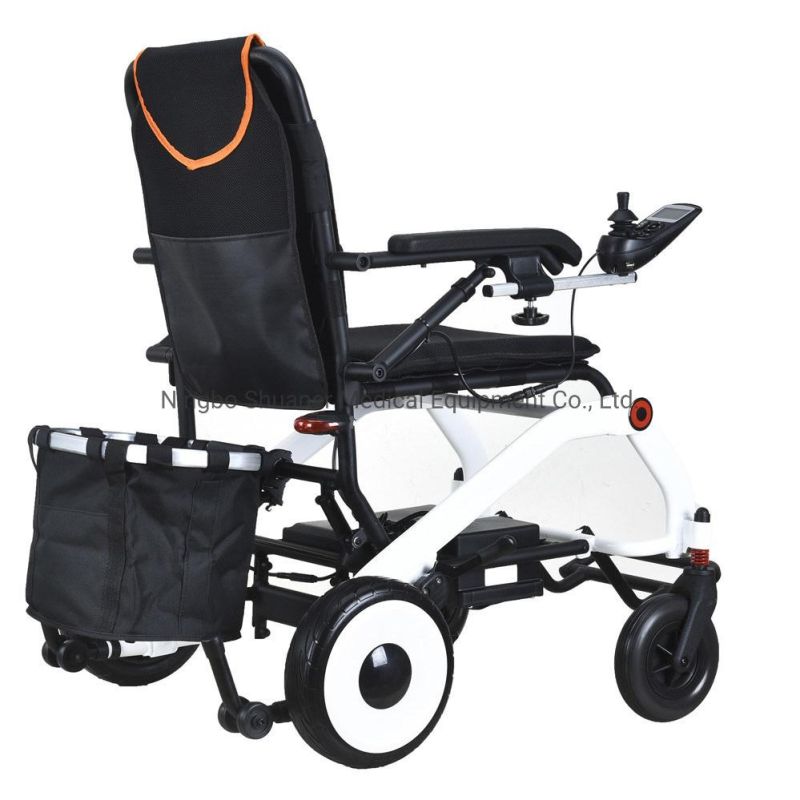 Shuaner Folding Portable Automatic Electric Motors Lightweight Motorized Rollator Wheelchair