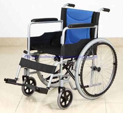 Jiangsu Across Both Sides Brother Medical Standard Packing Economical Wheelchair