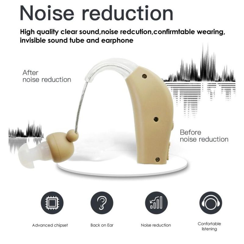 Cheap Rechargeable Hearing Aid Price Small Earphone Analog Bte Aids Deaf Ear Sound Amplifier for Seniors Hearing Loss Noise Reduction Earsmate G27