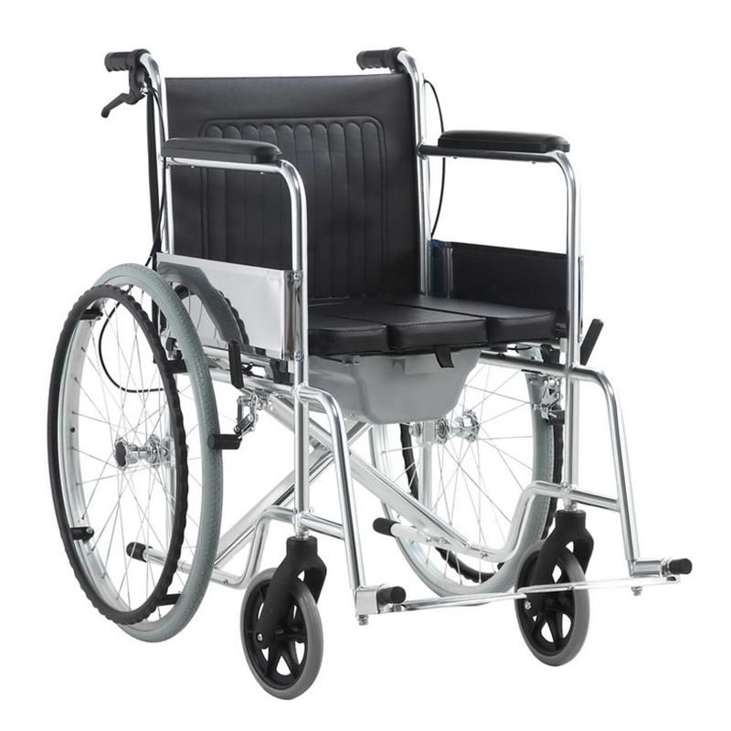 Medical Equipment Apparatus Aluminum Alloy Folding Electric Toilet OEM Customized Manual Disabled Light Elderly Accessibilitymotion Factory or Wheelchair