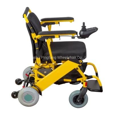 aluminum Alloy Motorized Folding Portable Wheelchair with Ce, ISO13485