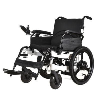 Rehabilitation Medical Supplies Rear Wheel Power Electric Wheelchair Self Propelled Big Wheels High-Capacity