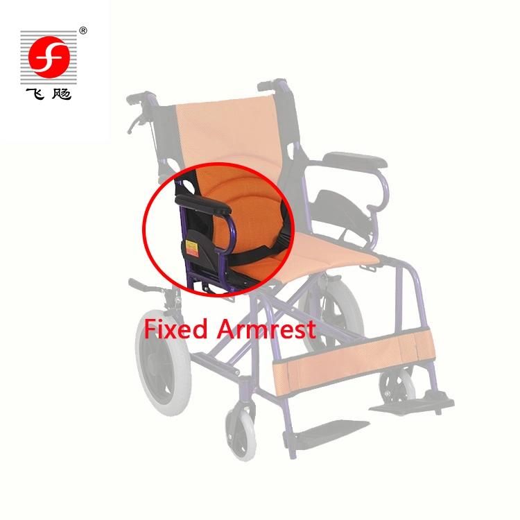 Medical Aluminum Manual Wheelchair Safe for Disabled