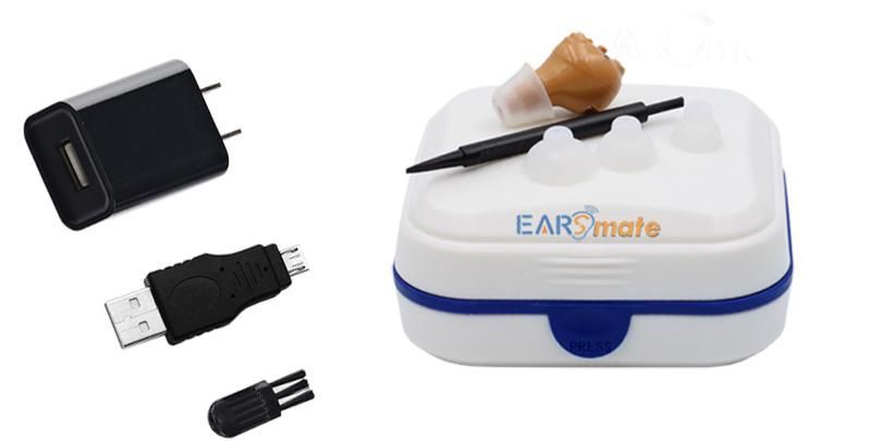 Mini Personal Sound Amplifier Cic Hearing Aid Rechargeable