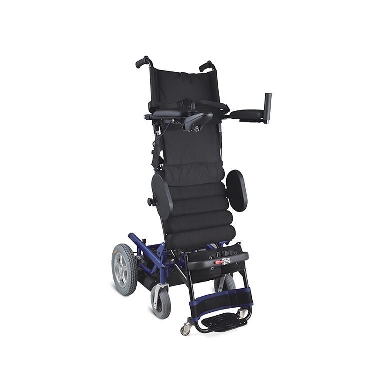 Medical Equipment Disabled Handicapped Stand-up Electric Power Wheelchair with Safety Belt