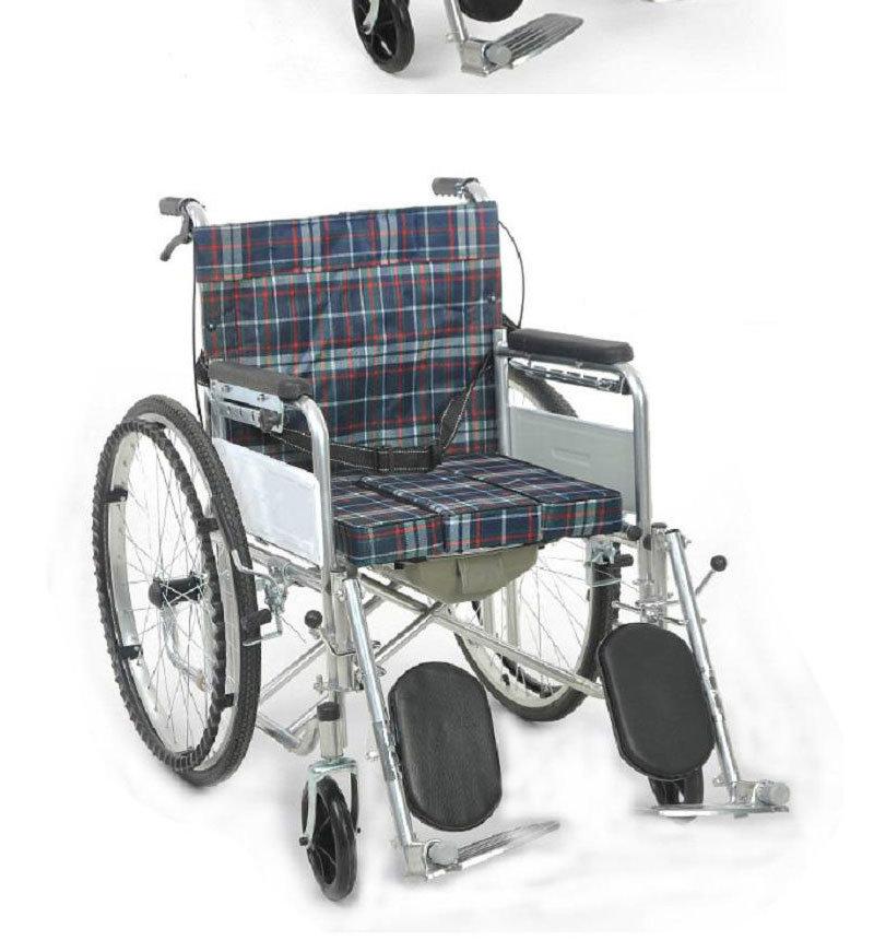 Medical Rehabilitation Equipment Light Manual Wheelchair Portable Folding Hand Pushed Wheelchair for The Disabled