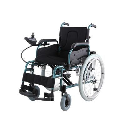 Lightweigh 24 Inches Electric Foldable Wheelchair for The Old &amp; Disable