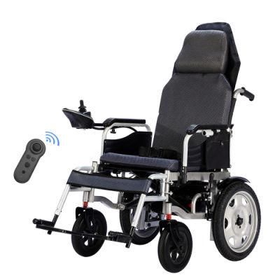 New Automatic Portable Safety Folding Lightweight Power Electric Wheelchair Cheap Sale for Disabled