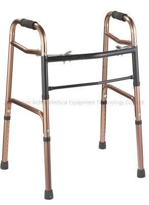 CE ISO13485 Lightweight Aluminum Folding Walkers for The Elderly