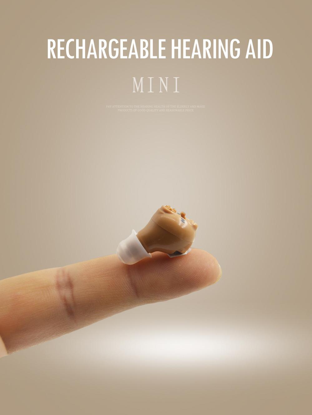 Hearing Aid Aids Mini Rite Reachargeble Sound Emplifie Audiphones