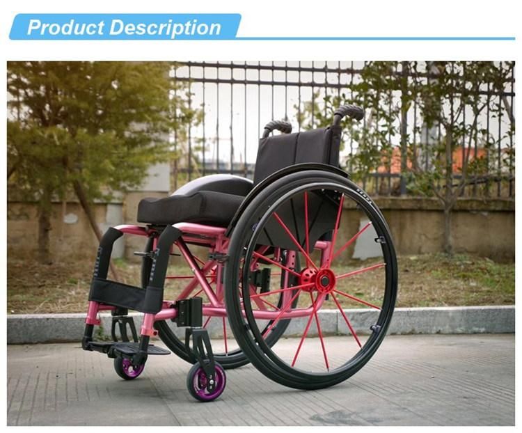 Portable Manual Folding Sports Wheel Chair