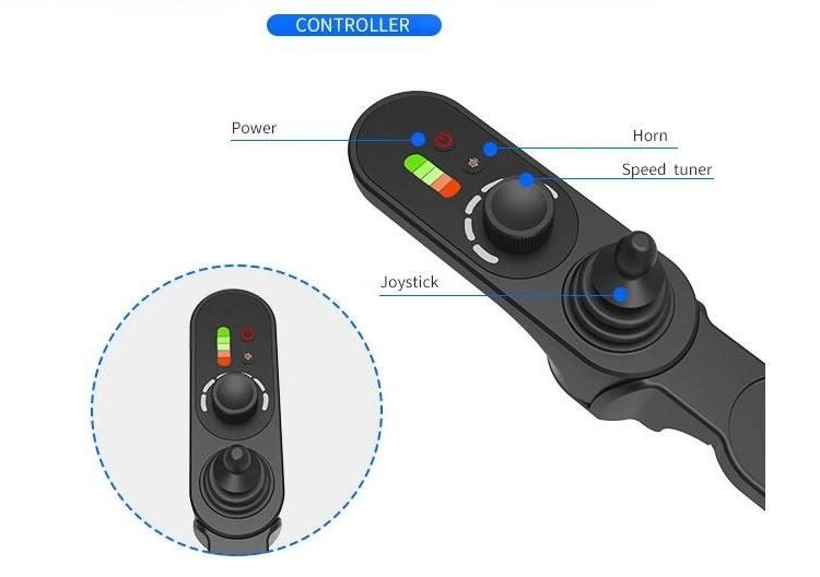 20kg Air Flight Light Folding Power Electric Wheelchair