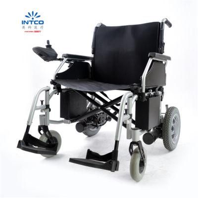 24&quot; Large Seat Width Aluminum Easy Folding Electric Wheelchair